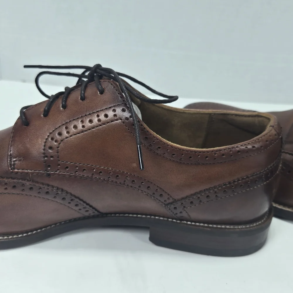 Florsheim Rucci Cognac Brown Wingtip Oxford Men's Dress Shoes Size 11 M